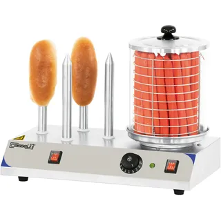Hot-Dog Gerät mit 4 Toaststangen CMH1B Casselin