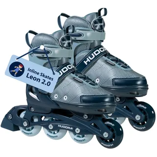 Hudora Inline Skates Leon 2.0 - blau/grau
