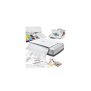 Plustek OpticPro A320E - Flachbettscanner Din-A3 (Auflösung 800 dpi, CCD), Kompatibel mit Wins & Mac