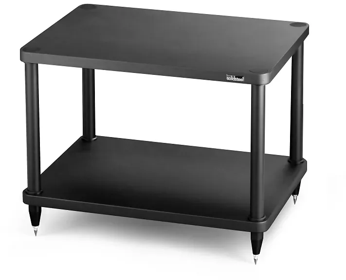 Solidsteel S3-2 Hifi-Rack B 584 x H 475 x T 430 mm bis 60Kg/Etage schwarz