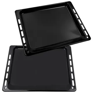 vioks, whirlpool Backblech Set 2 Stk wie Whirlpool 481010539879 481010683241 emailliert für Backofen