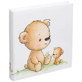 Ideal Trend Cat & Bears Fotoalbum 30x30 cm 100 weiße Seiten Baby Kinder Foto Album Fotobuch: Farbe: Teddybär