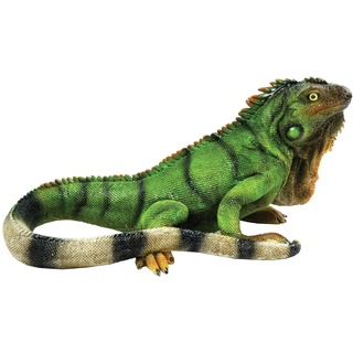 BFG Supply Michael Carr Designs Iguana S Reptile Collection – Outdoor Eidechse Figur für Gärten, Terrassen und Rasen (80059), Grün