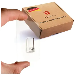 TECBULL Gardinenstangenhalter Magische Vitragestangen Halter, Fenster Gardinenstangen Haken, Gardinenstangen, Vitragestangen. Fenster Gardinen Stangen, Scheibengardinen Stangen, (12-St), für ausziehbare Vitragestangen, Scheibengardinen Stangen weiß