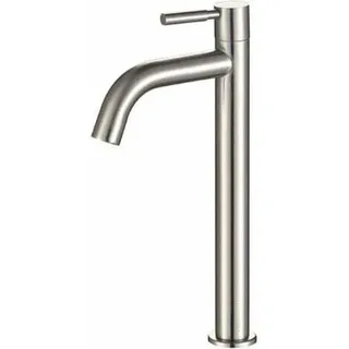 Einhebel-Kaltwasser-Badezimmer-Wasserhahn aus Edelstahl, Waschbecken, Toilettenhahn