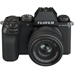 Fujifilm X-S20 Kit (15 - 45 mm, 26.10 Mpx, APS-C / DX), Kamera, Schwarz