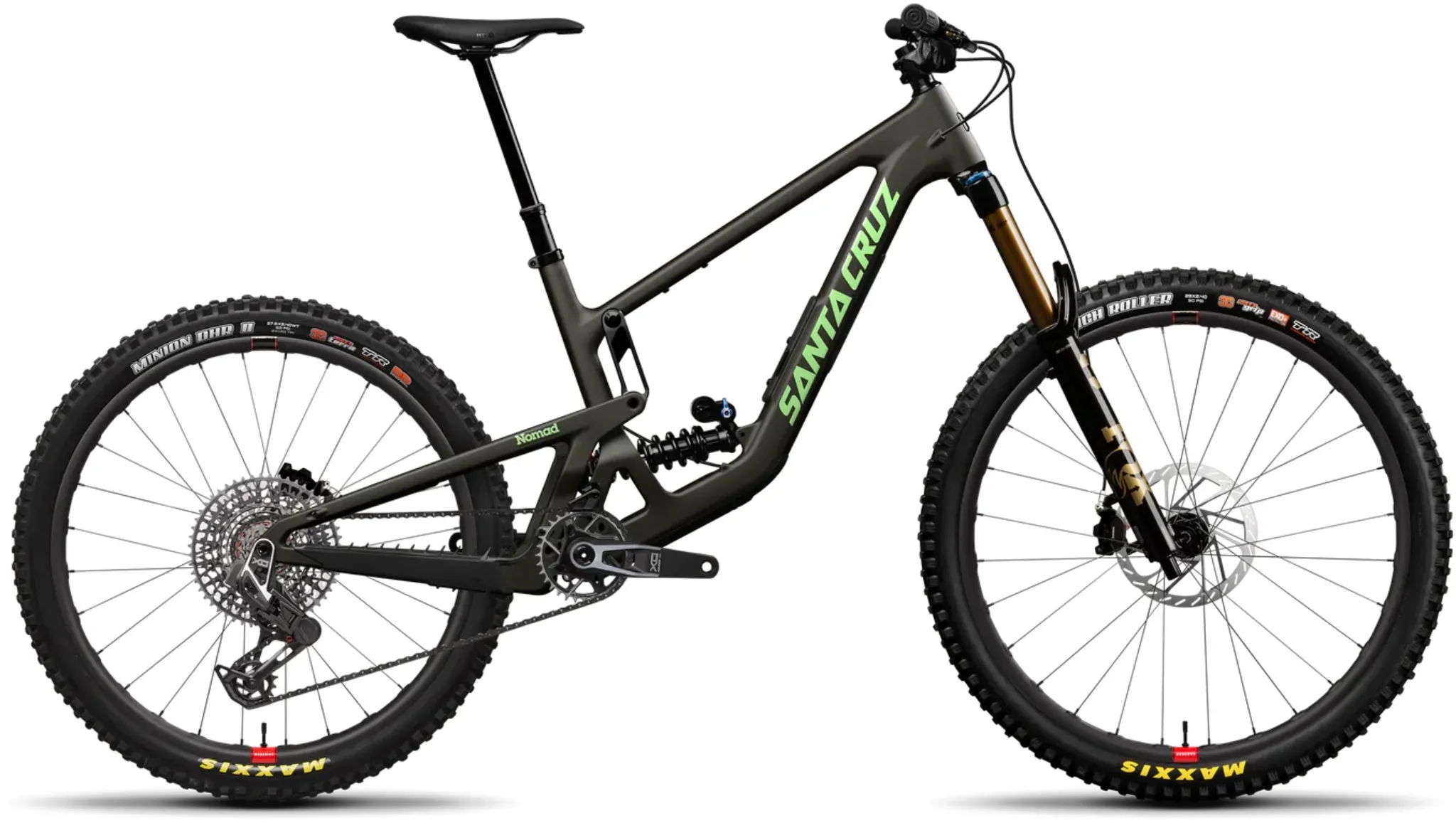 Santa Cruz Nomad 7 Carbon X0 AXS RSV Coil - M -  Matte Metallic Earth