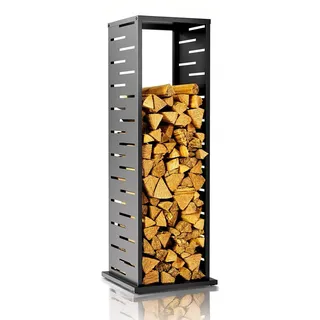 Westmann Kaminholzregal Luma Grid Metall 38 x 38 x 112 cm Anthrazit