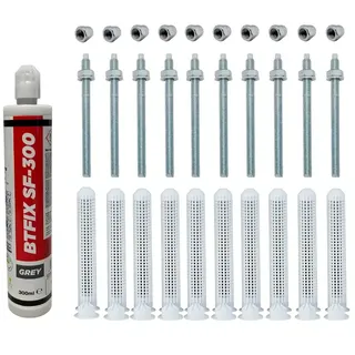 Schwerlast-Montageset M10x190 verzinkt