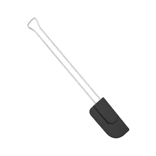 Metaltex Teigschaber, Silikon mit Edelstahlgriff, 29cm