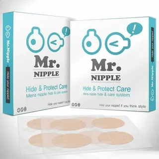 Mr. Nipple Hide & Protect Care / 50 pair (100 pieces) nipple cover for men
