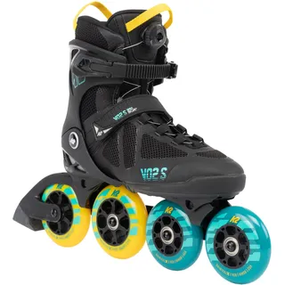 K2 Skates Unisex Inline Skates VO2 S 100 X BOA, Black - Blue - Yellow, 30G0142.1.1.075