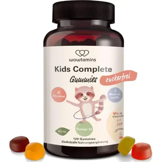 wowtamins gmbh Kids Complete Fruchtgummis Vitamine zuckerfrei 120 St