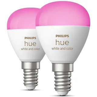 Philips Hue White & Color Ambiance E14 Luster 2er