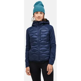 Peak Performance Damen Helium Down Hybrid Hoodie Jacke (Größe XL, blau)