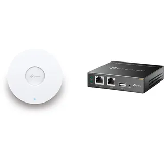 TP-Link EAP653 AX3000 Gigabit Dualband WiFi 6 WLAN Access Point & OC200 Omada Hybrid PoE Hardware Controller für EAP Serie