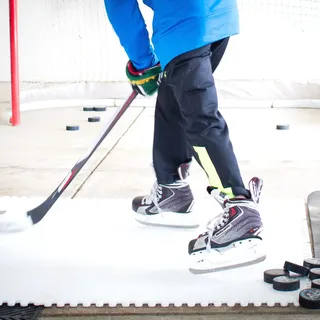 Skate Anytime - Synthetisches EIS für Hockey - Kunsteisplatten zum Skaten - Backyard Ice Rink - Starter Kit