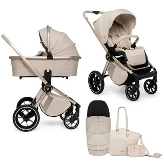 MUUVO Quick Boho universalus vežimėlis 2in1 Set beige, MQ.BOHO-W-BEIGE - Beige