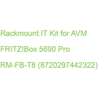 Rackmount.IT Kit for AVM FRITZ!Box 5690 Pro RM-FB-T8 (8720297442322)