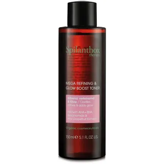 Spilanthox therapy - Mega Refining & Glow Boost Toner - Gesichtswasser mit AHA- + BHA-Säruen, Niacinamid & Pink Grapefruit Extrakt - für ein verfeinertes Hautbild mit natürlichem Glow - 150ml