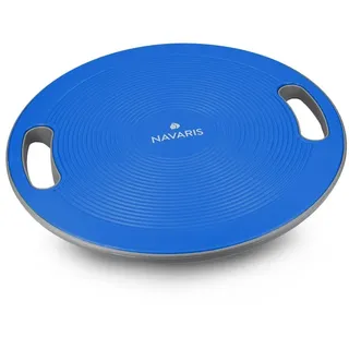 Navaris Balance Board mit Griff Therapie Kreisel Wackelbrett - Fitness Reha Balance Kraft Training - Sport Board Disc Ø 40cm - Wippbrett Therapiekreisel