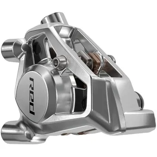 Sram Red AXS E1 FlatMount, VR/HR, Silber, inkl. Belag