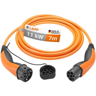 Lapp MOBILITY Ladekabel Typ 2, 11 kW, 7 m, Orange