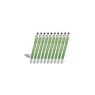 Eingabestift Kugelschreiber mit Gravur, OXYEFEI 2 in 1 Personalisiert Stylus Stifte mit Wunschtext Hochempfindlich für Touch Screens Gerte Smartphones (Green)