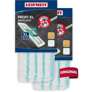 Leifheit 2er Set Wischbezug Profi XL Micro Duo 42 cm 55126