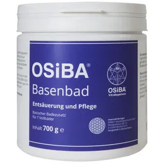 OSiBA Basenbad 700g Regulation Säure-Basen-Haushalt für 7 Vollbäder/ Entsäuerung