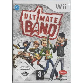 Ultimate Band Nintendo Wii NEU Ultimate Leadsänger Schlagzeug Gitarre Bass