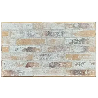 Celina Klinker Verblendstein Vintage Paris  (5,2 x 24 cm, Gelb/Weiß, Steinoptik)