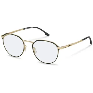 Rodenstock R7150 Rounded Brille - Black / Gold - 145/53 mm