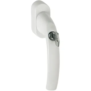 HOPPE Fenstergriff Atlanta 0530S/US952 Alu.F9016/verkehrsweiß 32-42mm abschl.HOPPE