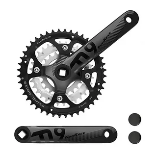 SunRace Fcm914 Cua 9s Kurbelgarnitur - Black - 175 mm