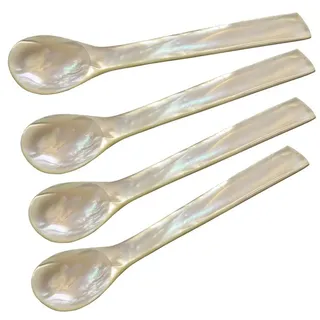 Edzard Eierlöffel 4 St. Perlmutt 11 cm