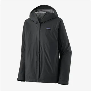 Herren Regenjacke black L