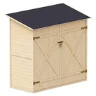 Upyard Geräteschrank Classic Line  (150 x 80 cm, Holz, Natur)