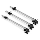 3x Fahrradträger Bike Pro + Dachträger VDP Delta kompatibel mit für Ford Taurus VI (4 Türer) 2010-2019