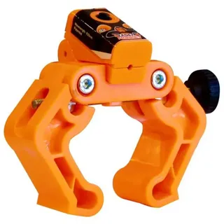 Tru-Tension Laser Monkey zur Ausrichtung der Motorradkette Orange