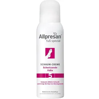 Allpresan Fuß Spezial gegen Schweißbildung Schaum-Creme 125 ml