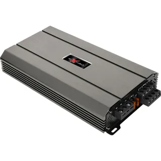 Excalibur X4100.4 Auto Verstärker HiFi Stereo 4 Kanal 2400 Watt Max - Kfz Mini Verstärker Mit 4 x 600 Watt Endstufe Auto, Bass-Boost 12 dB, Variable Frequenzweiche, Remote Anschluss, Subwoofer Bridge
