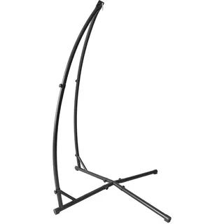 Hängestuhlgestell, Hängesessel Gestell, Max Belastung 120 kg - Höhe 214cm Stahlrohr Ständer für Hängesitz Halterung Schaukelgestell mit Gestell Metall-Gestell Stabile Vier Ecken