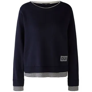 Oui Pullover LEEZA reine Baumwolle lässig geschnitten Uni | 38