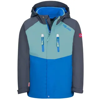 TROLLKIDS Bryggen 3in1 Jacke - Dusky Turquoise / Dark Navy / Cobalt Blue - 164 cm