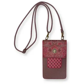 Pip Studio Phone Bag Kyoto Festival Dark Pink 11x18x1cm
