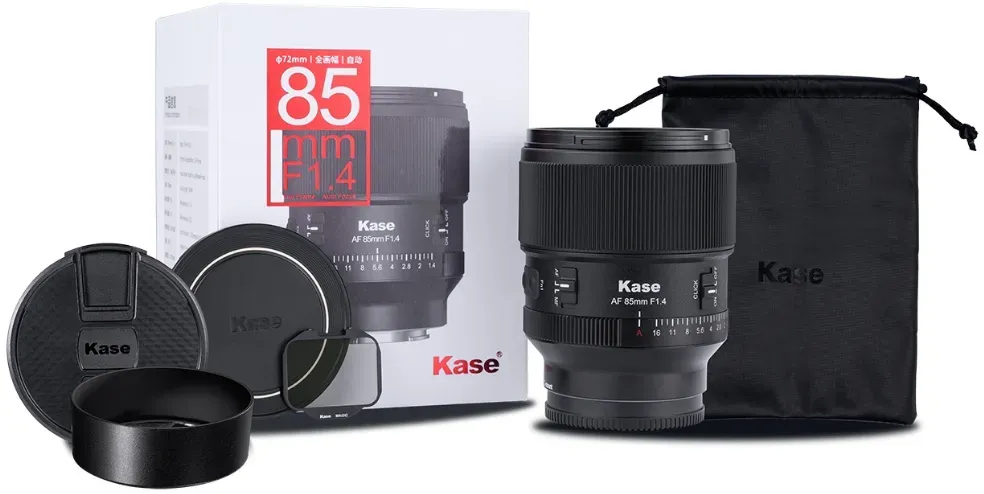 Kase 85mm F1.4 Portrait Objektiv - Fujifilm X Mount mit Magnetfilter-Technologie