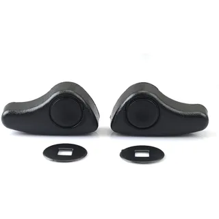 ROBUST CAR PARTS 2x Sitzverstell-griff Vorne Links & Rechts für Renault Clio 1990-1998, Kangoo 1997-2019, Master 1998-2010, Trafic 2001-2019, Schwarz, Knauf, Kunststoff, 100%