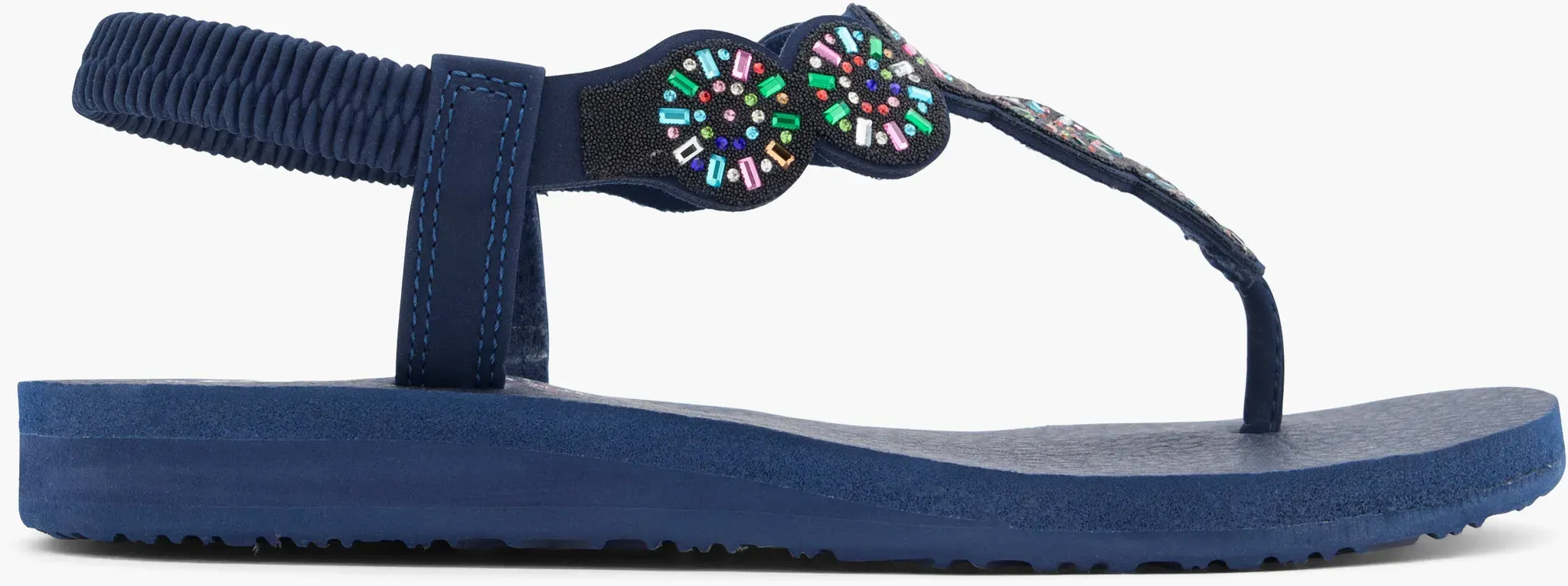 Skechers Mediation Cousin Zehentrenner-Sandale Blau, Damen, Größe: 37, Material: PU/Synthetik - Skechers Mediation Cousin Zehentrenner-Sandale Blau, Damen, Größe: 37, Material: PU/Synthetik - woman - Blau