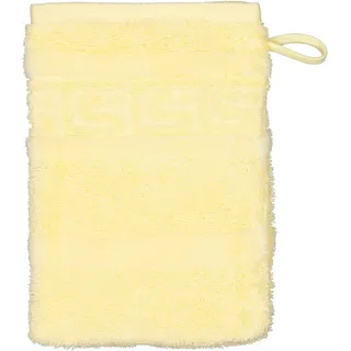 Waschhandschuh Noblesse 16 x 22 cm Baumwolle Gelb Honig